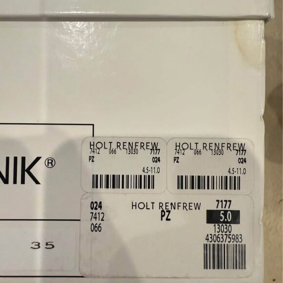 Manolo Blahnik Brusta Brown Leather Ankle Boots - Picture 5 of 5